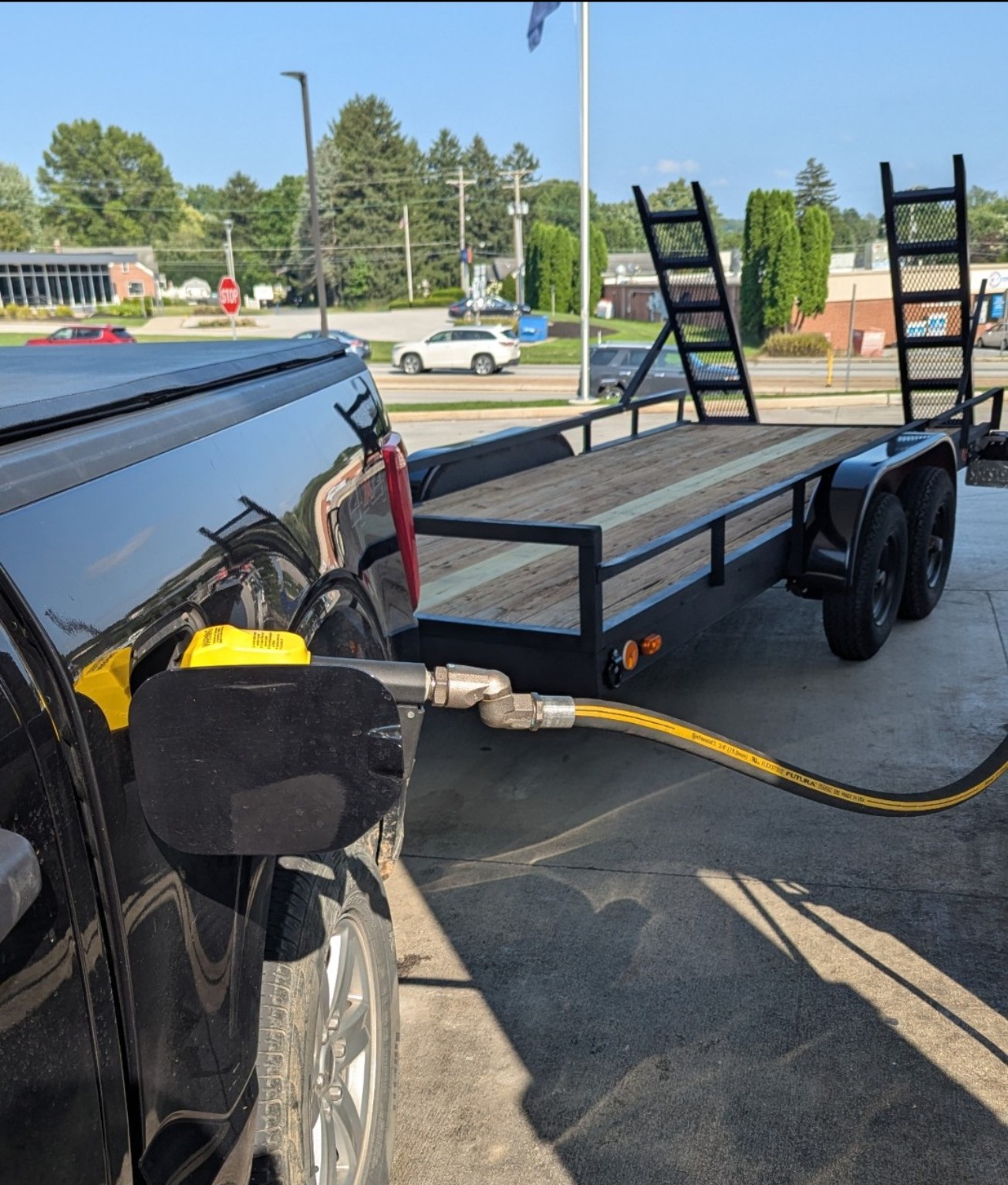 Pitboss F-150 and utility trailer ready for hauling